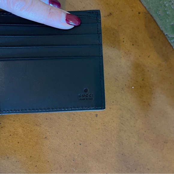 NEW Gucci Bifold Wallet Coated Canvas and Leather - Picture 5 of 10